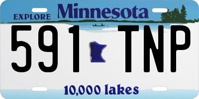 MN license plate 591TNP