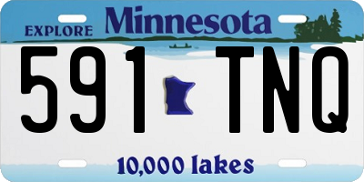 MN license plate 591TNQ