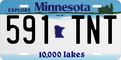 MN license plate 591TNT