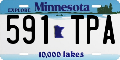 MN license plate 591TPA
