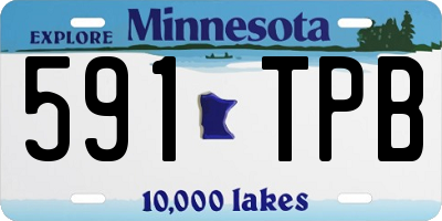 MN license plate 591TPB