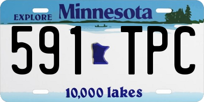 MN license plate 591TPC