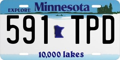 MN license plate 591TPD