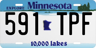 MN license plate 591TPF