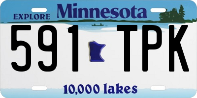 MN license plate 591TPK