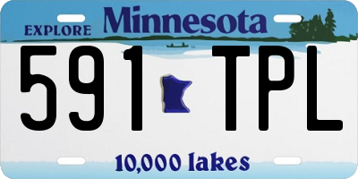 MN license plate 591TPL