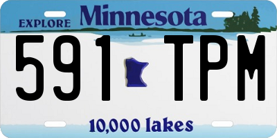 MN license plate 591TPM