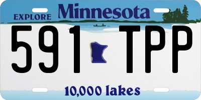 MN license plate 591TPP