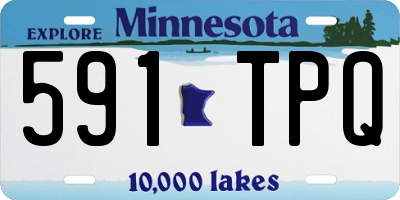 MN license plate 591TPQ