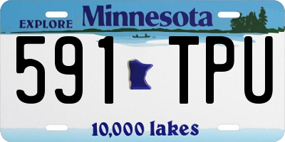MN license plate 591TPU