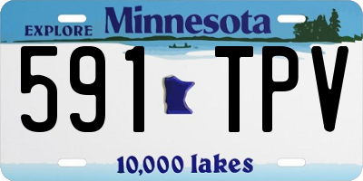 MN license plate 591TPV