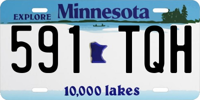MN license plate 591TQH
