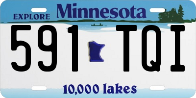 MN license plate 591TQI
