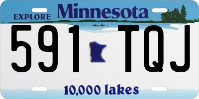 MN license plate 591TQJ