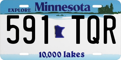 MN license plate 591TQR