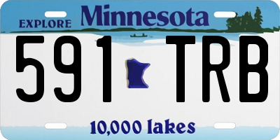 MN license plate 591TRB