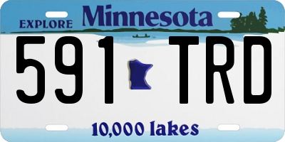 MN license plate 591TRD