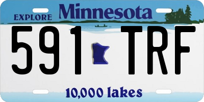 MN license plate 591TRF
