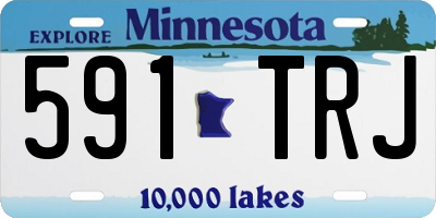 MN license plate 591TRJ