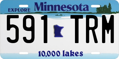 MN license plate 591TRM