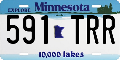 MN license plate 591TRR
