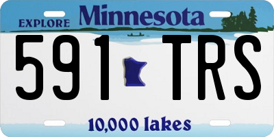 MN license plate 591TRS