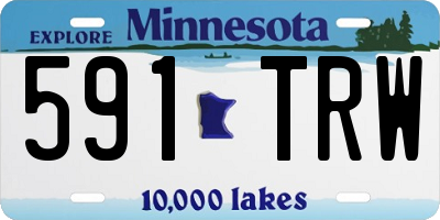 MN license plate 591TRW