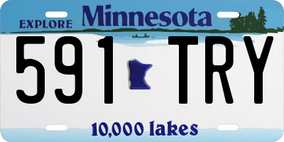 MN license plate 591TRY