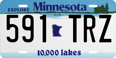 MN license plate 591TRZ