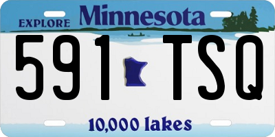 MN license plate 591TSQ