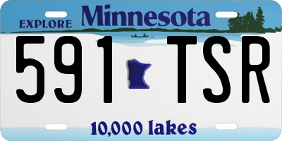 MN license plate 591TSR