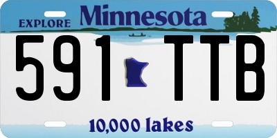 MN license plate 591TTB