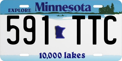 MN license plate 591TTC