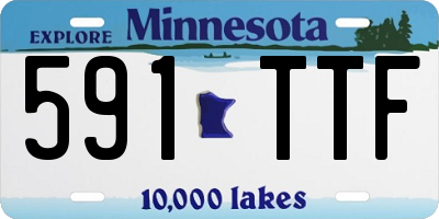 MN license plate 591TTF