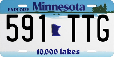 MN license plate 591TTG