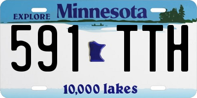 MN license plate 591TTH