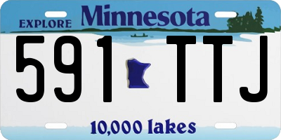 MN license plate 591TTJ