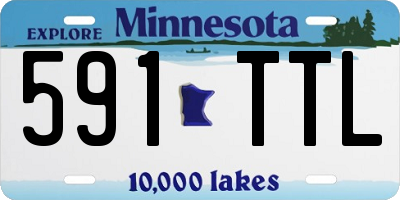 MN license plate 591TTL