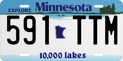 MN license plate 591TTM