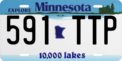 MN license plate 591TTP