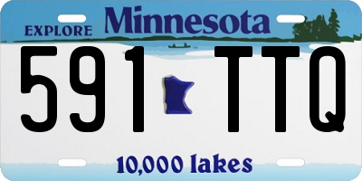 MN license plate 591TTQ