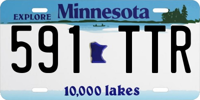 MN license plate 591TTR