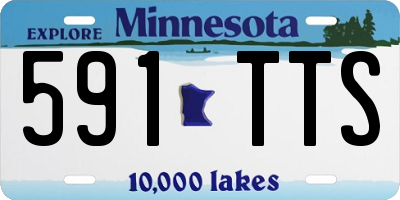MN license plate 591TTS
