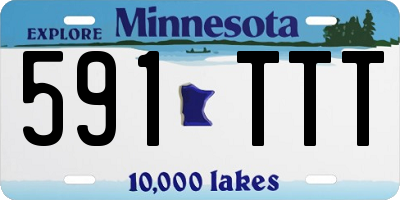 MN license plate 591TTT