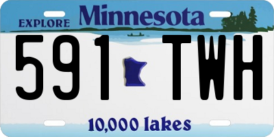 MN license plate 591TWH