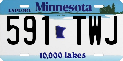 MN license plate 591TWJ