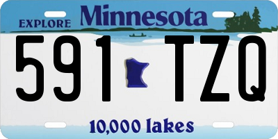 MN license plate 591TZQ