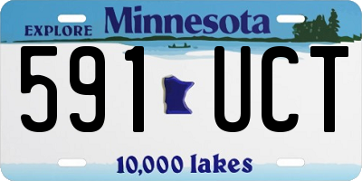 MN license plate 591UCT