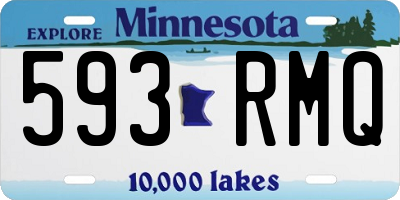 MN license plate 593RMQ