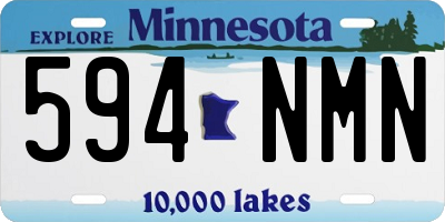 MN license plate 594NMN